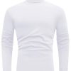 Men's Lightweight Turtleneck Shirts Long Sleeve Thermal Pullover Sweater