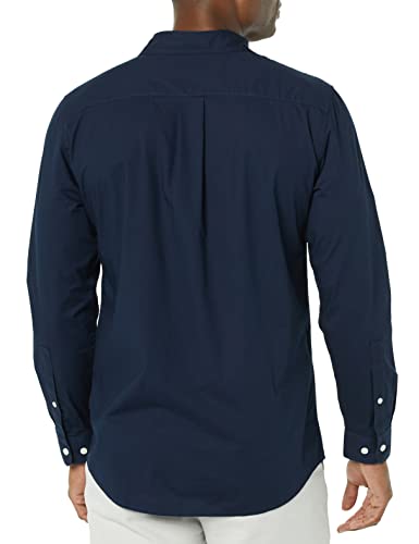 Men's Long-Sleeve Slim-Fit Stretch Poplin Shirt