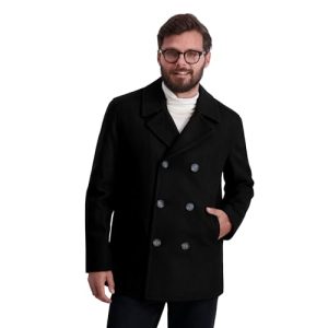Men's Classic Double Breasted Peacoat
