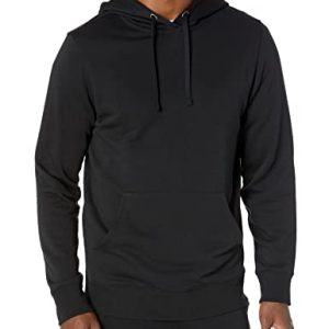 Mens Lightweight Long-Sleeve French Terry Hoodie