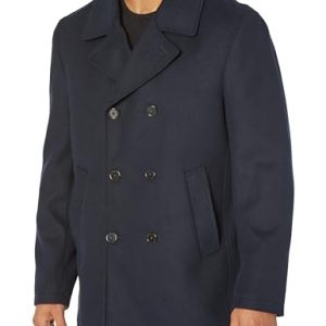 Men's Boris Classic Double Breasted Peacoat Jacket