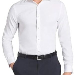 Mens Dress Shirts Stretch Slim Fit Long Sleeve Dress Shirts for Men Casual Business Regualr Fit Button Down Shirt