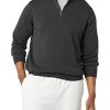 Men's 100% Cotton Quarter-Zip Sweater
