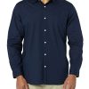 Men's Long-Sleeve Slim-Fit Stretch Poplin Shirt