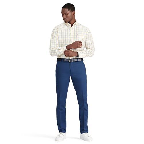 Men's Performance Comfort Long Sleeve Plaid Button Down