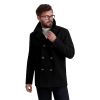 Men's Classic Double Breasted Peacoat