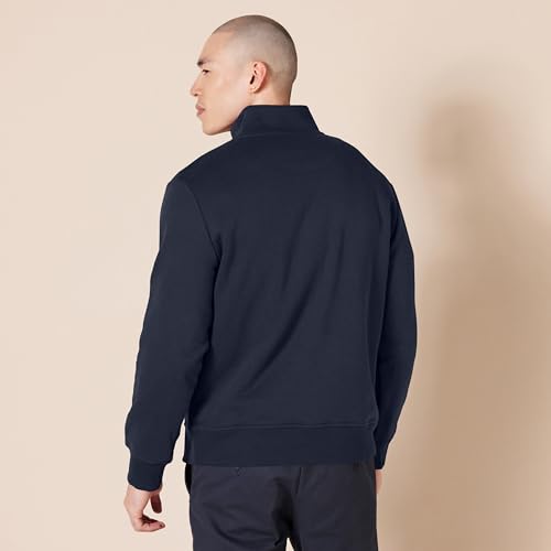 mens Long-Sleeve Quarter-Zip Pullover Fleece Sweatshirt