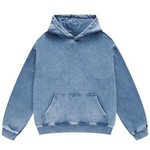 Womens Mens Acid Wash Hoodie Oversized Vintage Fleece Hoodies Heavyweight Distress Washed Sweatshirt for Couple 2025