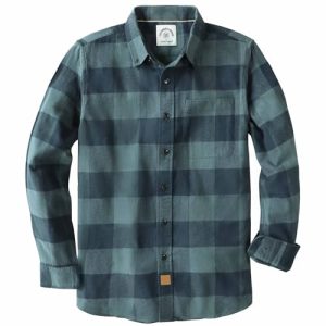 ® Flannel Shirt for Men 100% Cotton Mens Flannel Shirts Long Sleeve Plaid Soft Casual Button Down Shirt Men