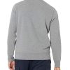 mens Long-Sleeve Lightweight Fleece French Terry Crewneck Sweatshirt
