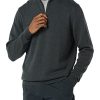 Men's 100% Cotton Quarter-Zip Sweater