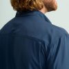 Tide Point Solid Short Sleeve Shirt, Button Down for Men