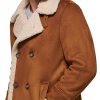 Men's Faux Shearling Midlength Overcoat