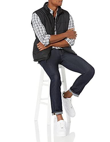 Mens Regular-Fit Long-Sleeve Casual Poplin Shirt