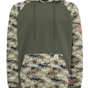 FR Hoodies Camouflag Lightweight Pullover 7.5oz Cottoon Flame Resistant Men's Hooded Sweatshirts Non Fleece