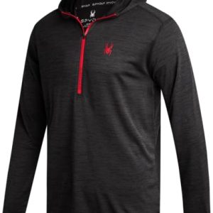 Mens Sweatshirt - Lightweight Athletic Half Zip Pullover Mens Hoodies - UPF 30+ Dry Fit Long Sleeve Sun Shirts for Men