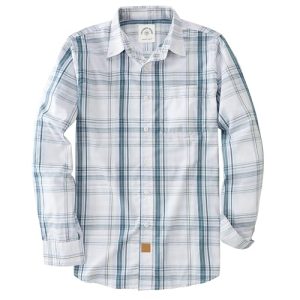 ® Mens Button Up Shirts Long Sleeve Casual Button Down Cotton Vintage Soft Plaid with Pocket