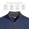Bedford Rib Quarter Zip Sweater